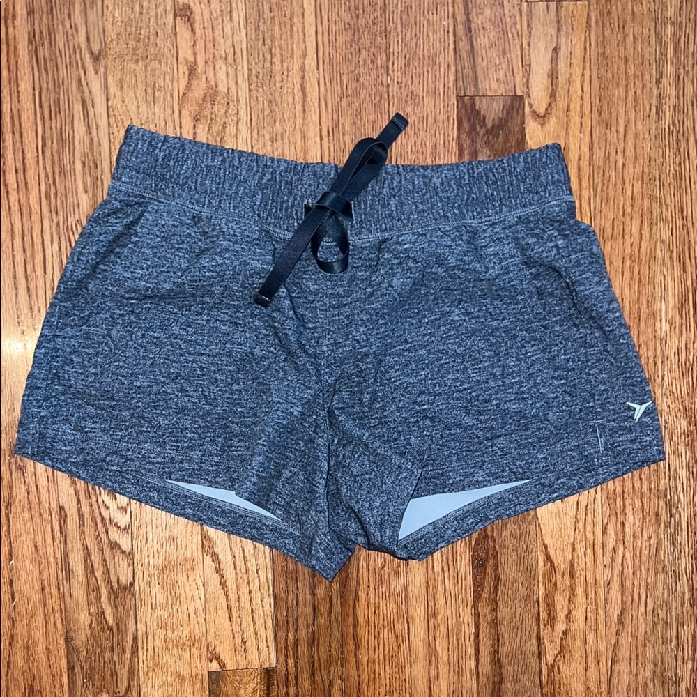 Old Navy Active Go Dry Charcoal Gray Drawstring Athletic Shorts Women’s Small